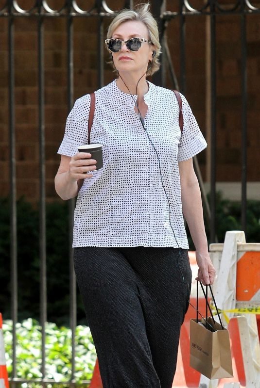 JANE LYNCH Out Shopping in New York 08/14/2018