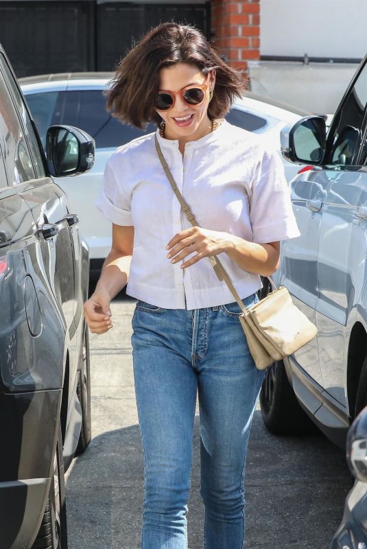JENNA DEWAN Heading to Meche Salon in Beverly Hills 08/20/2018