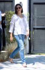 JENNA DEWAN Out for Lunch with Friends in Los Angeles 08/13/2018