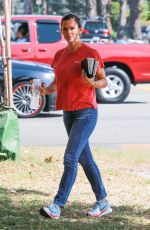 JENNIFER GARNER in Jeans Out in Brentwood 08/20/2018