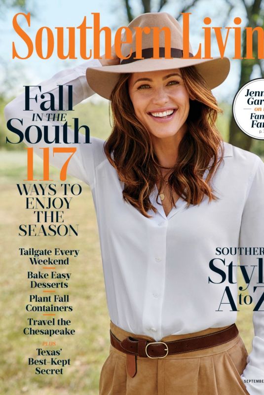 JENNIFER GARNER in Southern Living, September 2018
