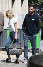 JENNIFER LAWRENCE and Cooke Maroney at JFK Airport in New York 08/07/2018