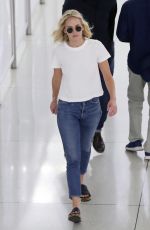 JENNIFER LAWRENCE and Cooke Maroney at JFK Airport in New York 08/07/2018