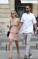 JENNIFER LAWRENCE and Cooke Maroney Out and About in Paris 08/08/2018
