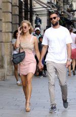 JENNIFER LAWRENCE and Cooke Maroney Out and About in Paris 08/08/2018