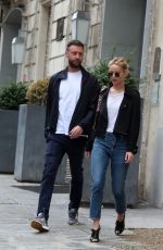 JENNIFER LAWRENCE and Cooke Maroney Out in Paris 08/09/2018