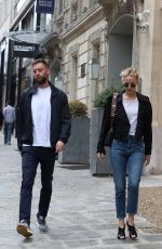 JENNIFER LAWRENCE and Cooke Maroney Out in Paris 08/09/2018
