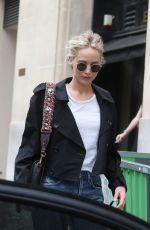 JENNIFER LAWRENCE and Cooke Maroney Out in Paris 08/09/2018