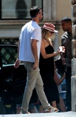 JENNIFER LAWRENCE and Cooke Maroney Out in Rome 08/16/2018