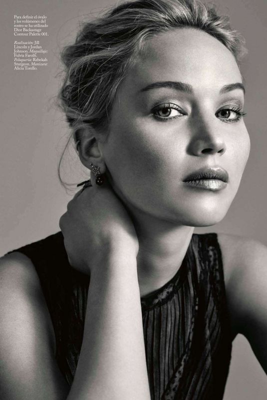JENNIFER LAWRENCE in Vogue Magazine, Spain September 2018