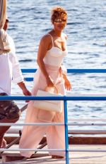 JENNIFER LOPEZ and Alex Rodriguez Out for Dinner in Nerano 08/10/2018