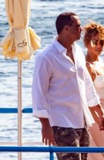 JENNIFER LOPEZ and Alex Rodriguez Out for Dinner in Nerano 08/10/2018