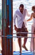 JENNIFER LOPEZ and Alex Rodriguez Out for Dinner in Nerano 08/10/2018