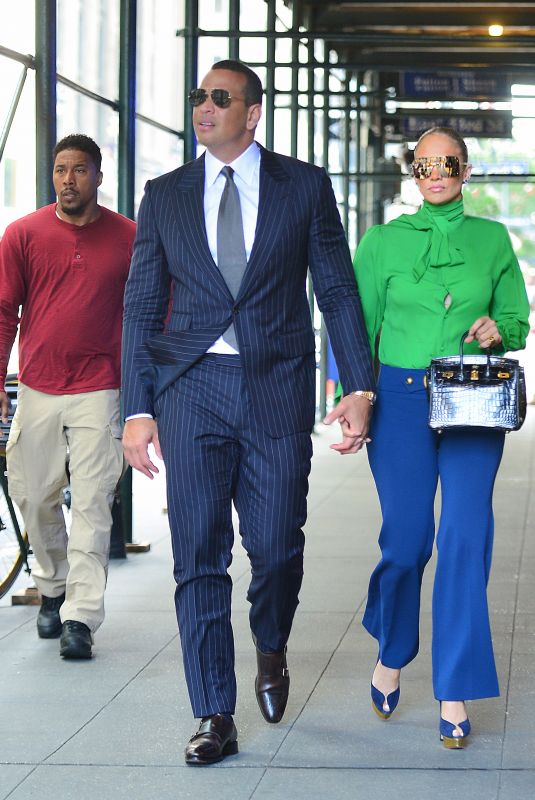 JENNIFER LOPEZ and Alex Rodriguez Out in New York 08/14/2018