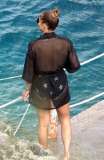JENNIFER LOPEZ at a Boat Ride in Capri 08/08/2018