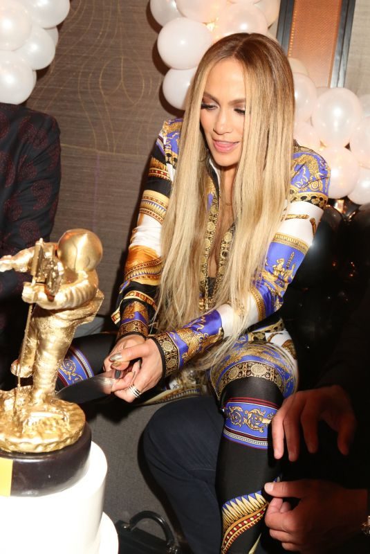 JENNIFER LOPEZ at MTV VMA Vanguard Award Celebration in New York 08/21/2018