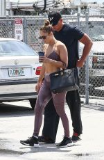 JENNIFER LOPEZ in Tights Heading to a Gym in Miami 08/24/2018