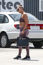 JENNIFER LOPEZ in Tights Heading to a Gym in Miami 08/24/2018