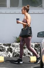 JENNIFER LOPEZ in Tights Heading to a Gym in Miami 08/24/2018