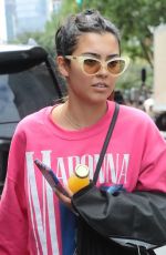 JESSICA ANDREA Leaves Greenwich Hotel in New York 08/21/2018