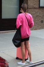 JESSICA ANDREA Leaves Greenwich Hotel in New York 08/21/2018