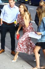JESSICA BIEL Arrives at Late Show with Stephen Colbert in New York 08/15/2018