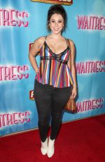 JILLIAN ROSE REED at Waitress National Tour at Hollywood Pantages Theatre 08/03/2018