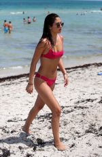 JOCELYN CHEW in Bikini on the Beach in Miami 08/11/2018