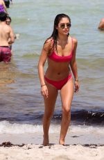 JOCELYN CHEW in Bikini on the Beach in Miami 08/11/2018