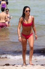 JOCELYN CHEW in Bikini on the Beach in Miami 08/11/2018