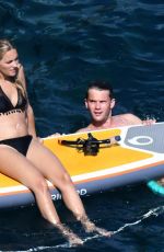 JODIE SPENCER in Bikini on Vacation in Positano 07/26/2018