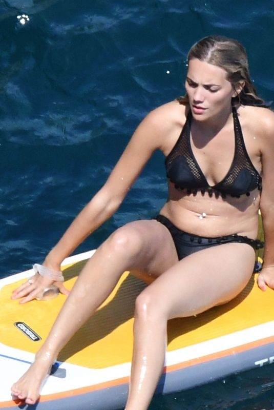 JODIE SPENCER in Bikini on Vacation in Positano 07/26/2018