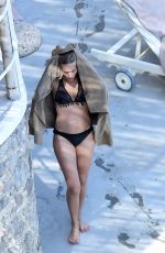 JODIE SPENCER in Bikini on Vacation in Positano 07/26/2018