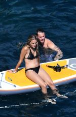 JODIE SPENCER in Bikini on Vacation in Positano 07/26/2018