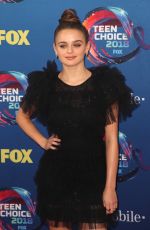JOEY KING at 2018 Teen Choice Awards in Beverly Hills 08/12/2018