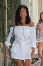 JORDYN WOODS Out and About in West Hollywood 08/17/2018