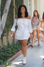 JORDYN WOODS Out and About in West Hollywood 08/17/2018