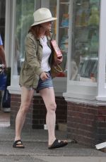 JULIANNE MOORE Out Shopping in New York 08/22/2018