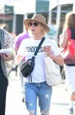 JULIE BOWEN at Farmers Market in Los Angeles 08/19/2018