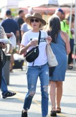 JULIE BOWEN at Farmers Market in Los Angeles 08/19/2018