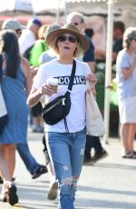 JULIE BOWEN at Farmers Market in Los Angeles 08/19/2018