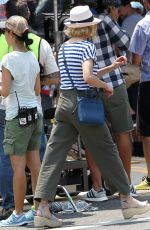 JULIE BOWEN on the Set of Modern Family in Los Angeles 08/09/2018