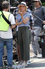 JULIE BOWEN on the Set of Modern Family in Los Angeles 08/09/2018