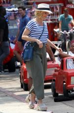 JULIE BOWEN on the Set of Modern Family in Los Angeles 08/09/2018