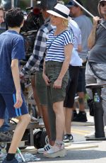 JULIE BOWEN on the Set of Modern Family in Los Angeles 08/09/2018