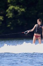 KAIA GERBER Surfing in Muskoka 07/11/2018