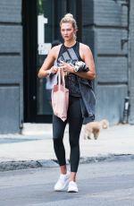 KARLIE KLOSS Leaves Gym in New York 08/14/2018