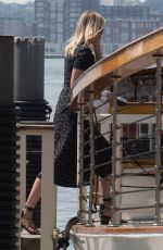 KARLIE KLOSS Out for a Boat Ride in New York 08/16/2018