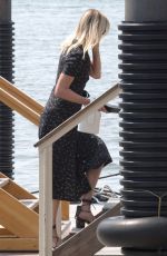 KARLIE KLOSS Out for a Boat Ride in New York 08/16/2018
