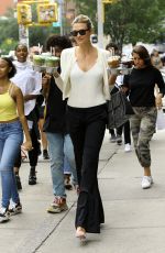 KARLIE KLOSS Out in New York 08/22/2018